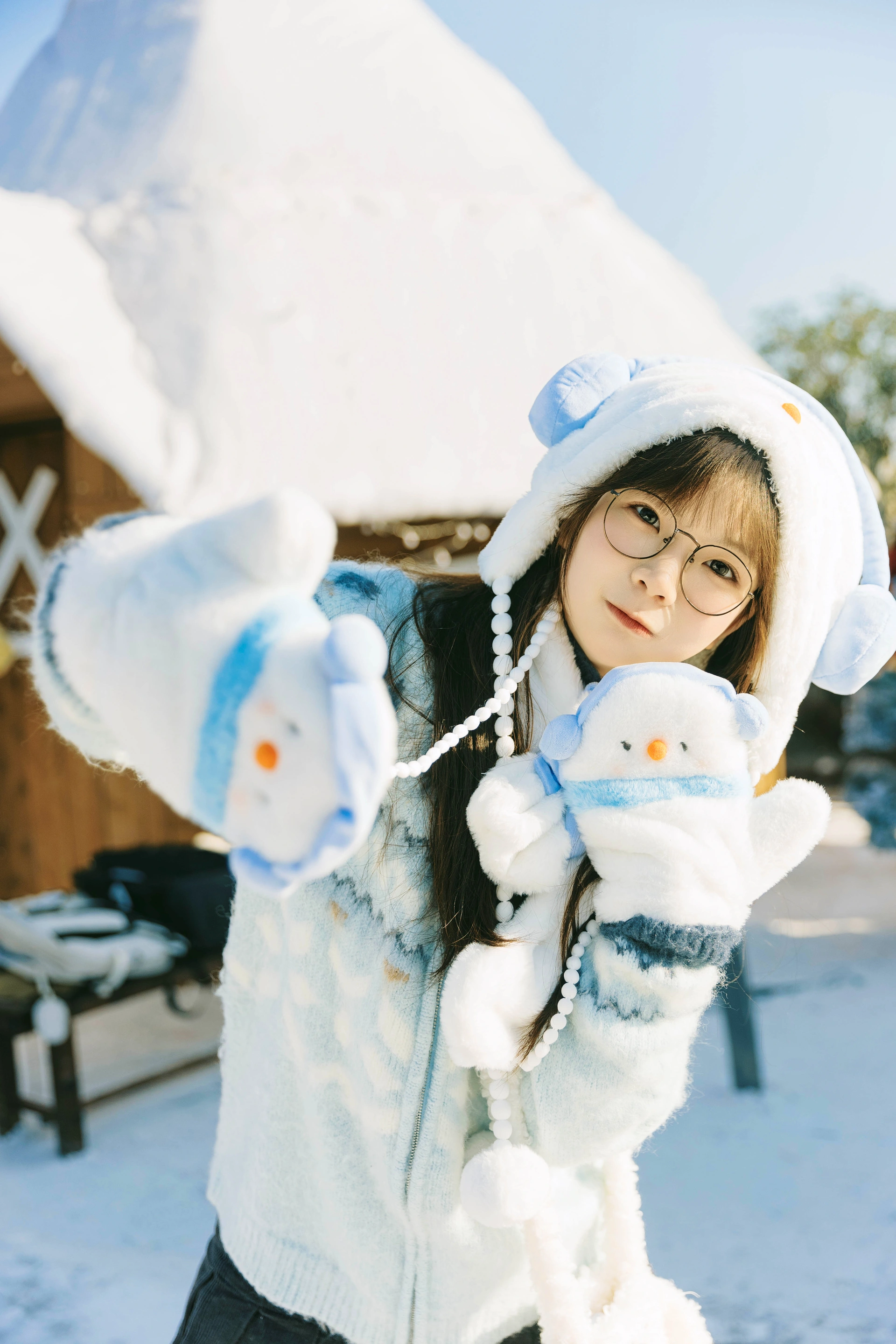 [YITUYU艺图语]2025.02.19 雪景氛围感 一颗小橙子哎 1